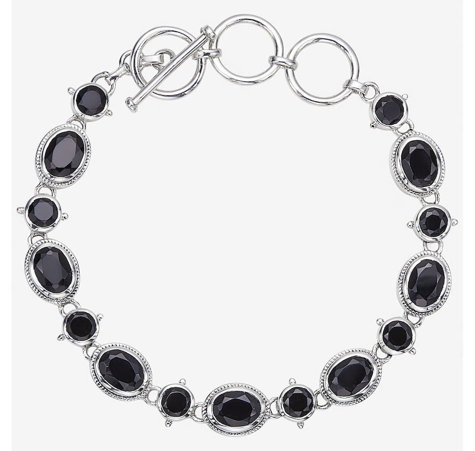 Image 115156_BSPIL.jpg, Product 115-156 / Price $429.99, Himalayan Gems Sterling Silver Gemstone Link Bracelet from Himalayan Gems on TSC.ca's Jewellery department