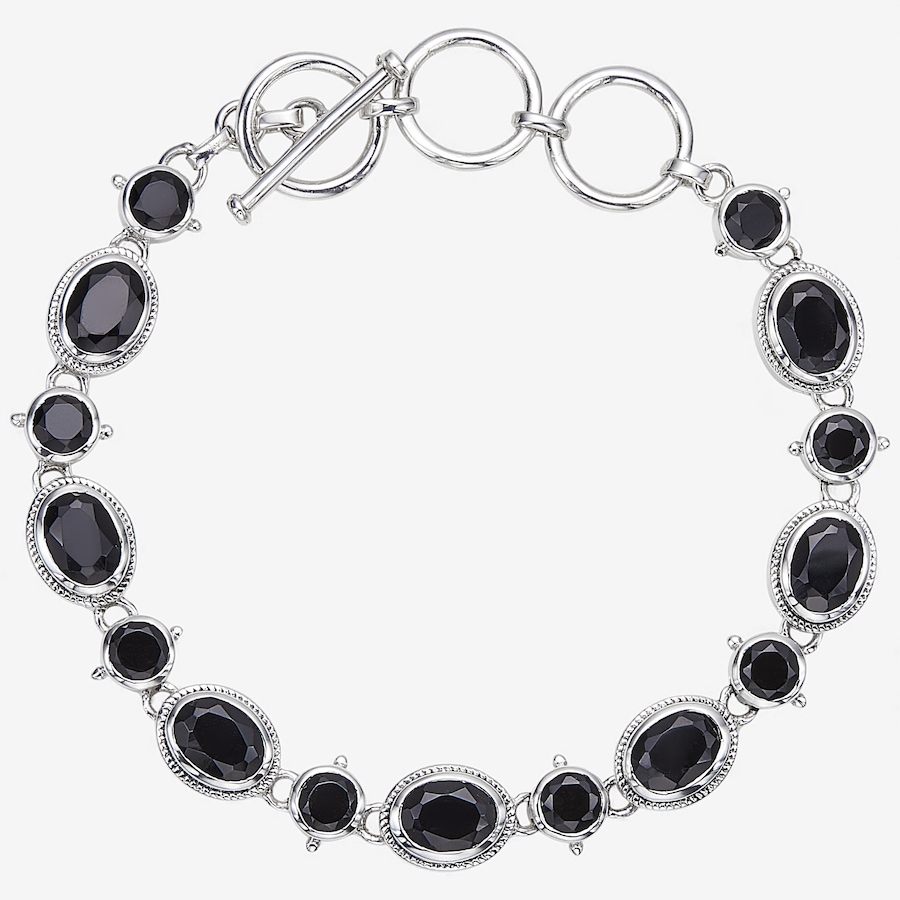 Image 115156_BSPIL.jpg, Product 115-156 / Price $149.33, Himalayan Gems Sterling Silver Gemstone Link Bracelet from Himalayan Gems on TSC.ca's Jewellery department