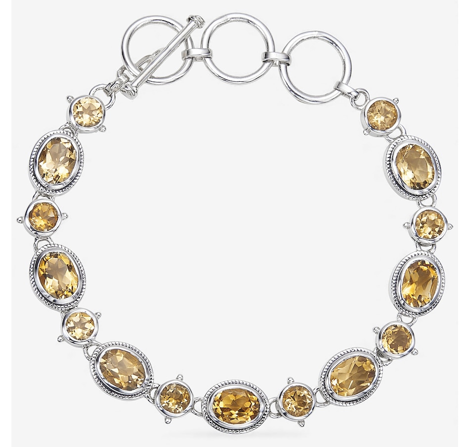 Image 115156_CIT.jpg, Product 115-156 / Price $429.99, Himalayan Gems Sterling Silver Gemstone Link Bracelet from Himalayan Gems on TSC.ca's Jewellery department