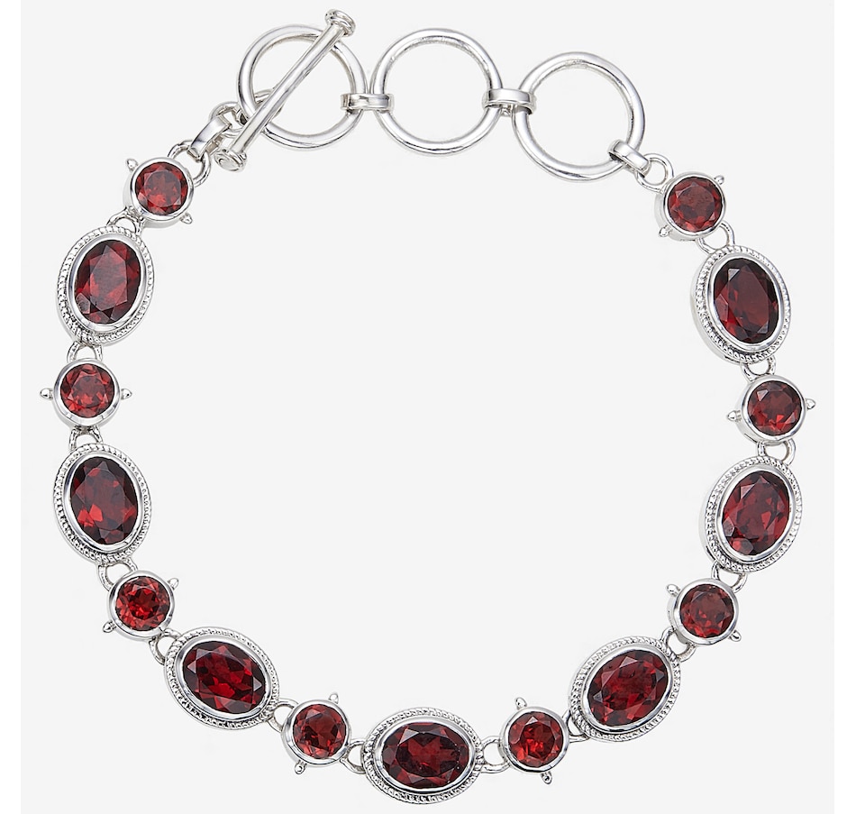 Image 115156_GAR.jpg, Product 115-156 / Price $429.99, Himalayan Gems Sterling Silver Gemstone Link Bracelet from Himalayan Gems on TSC.ca's Jewellery department