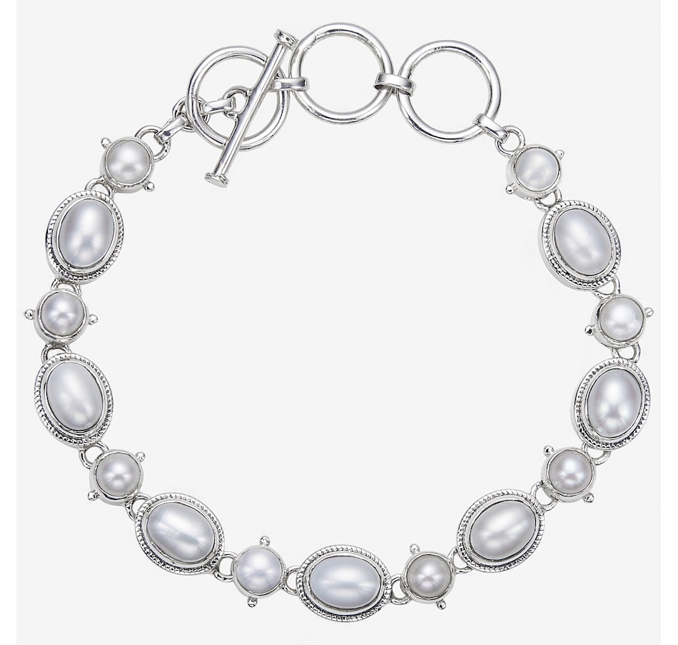 Image 115156_WPR.jpg, Product 115-156 / Price $429.99, Himalayan Gems Sterling Silver Gemstone Link Bracelet from Himalayan Gems on TSC.ca's Jewellery department