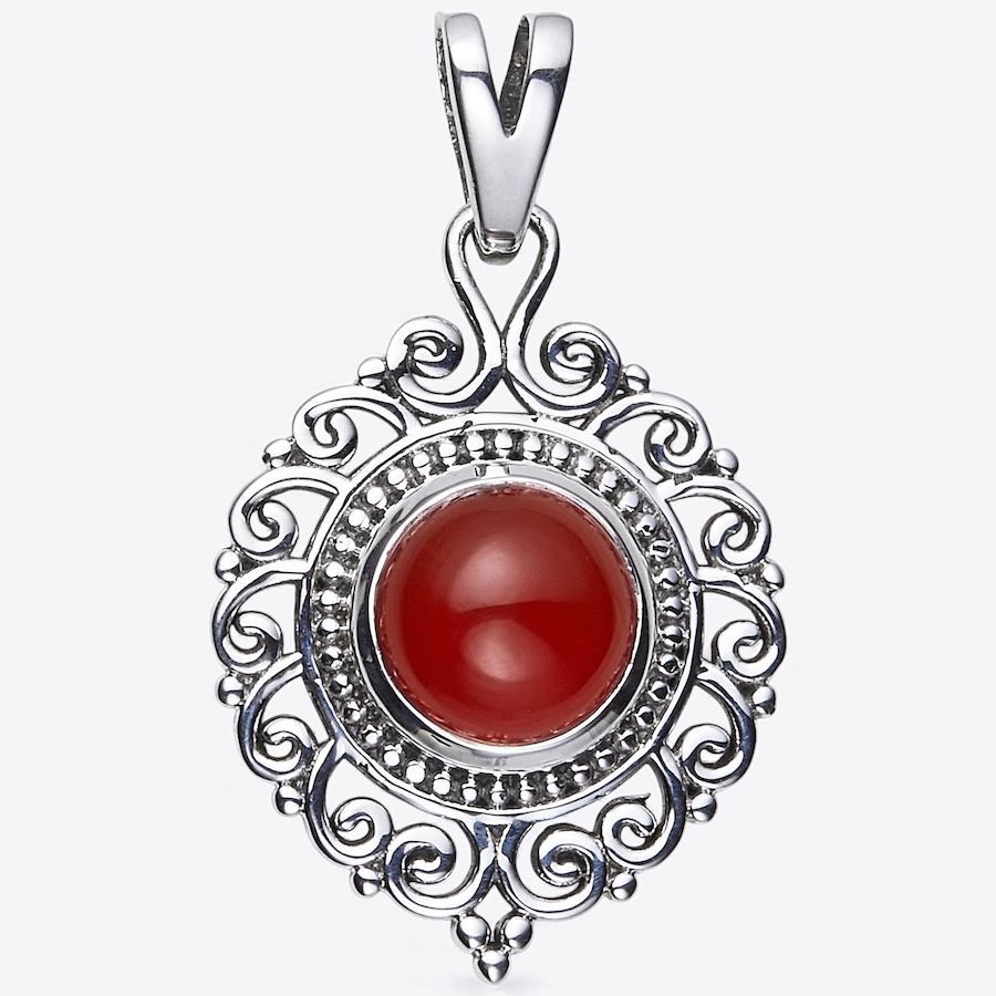 Image 115162_CAE.jpg, Product 115-162 / Price $59.33, Himalayan Gems Sterling Silver Round Swirl Pendant from Himalayan Gems on TSC.ca's Jewellery department
