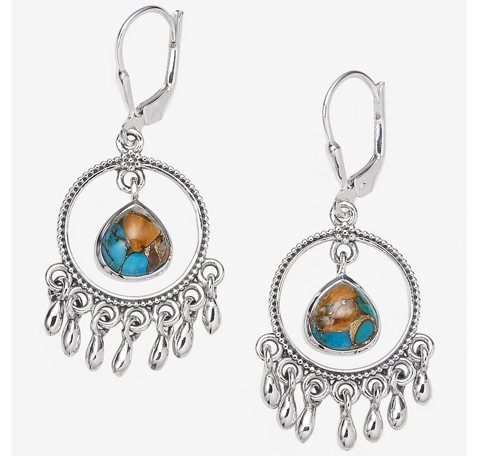 Image 115171_SPYOY.jpg, Product 115-171 / Price $159.99, Himalayan Gems Sterling Silver Gemstone Leverback Earrings from Himalayan Gems on TSC.ca's Jewellery department