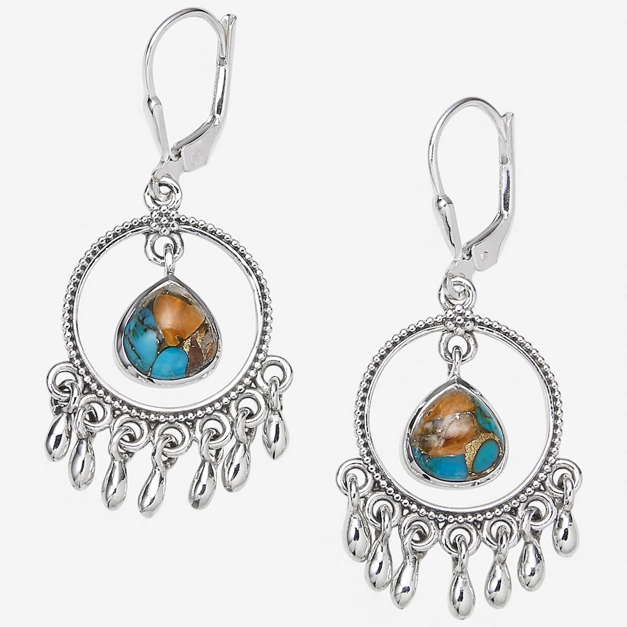 Image 115171_SPYOY.jpg, Product 115-171 / Price $89.33, Himalayan Gems Sterling Silver Gemstone Leverback Earrings from Himalayan Gems on TSC.ca's Jewellery department