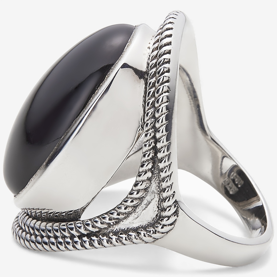 Image 115176_ALTMORE1.jpg, Product 115-176 / Price $69.33, Himalayan Gems Sterling Silver Black Onyx Ring from Himalayan Gems on TSC.ca's Jewellery department