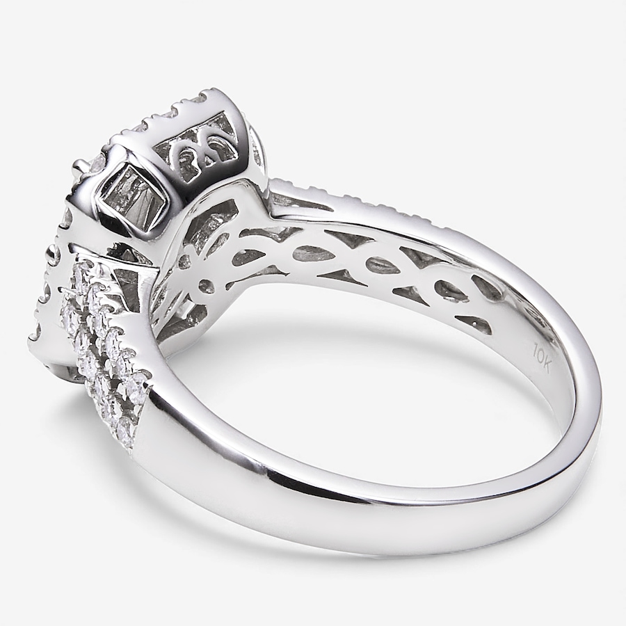 Image 115191_ALTMORE1.jpg, Product 115-191 / Price $1,499.33, 10K White Gold Double Halo Diamond Ring from The Vault on TSC.ca's Jewellery department
