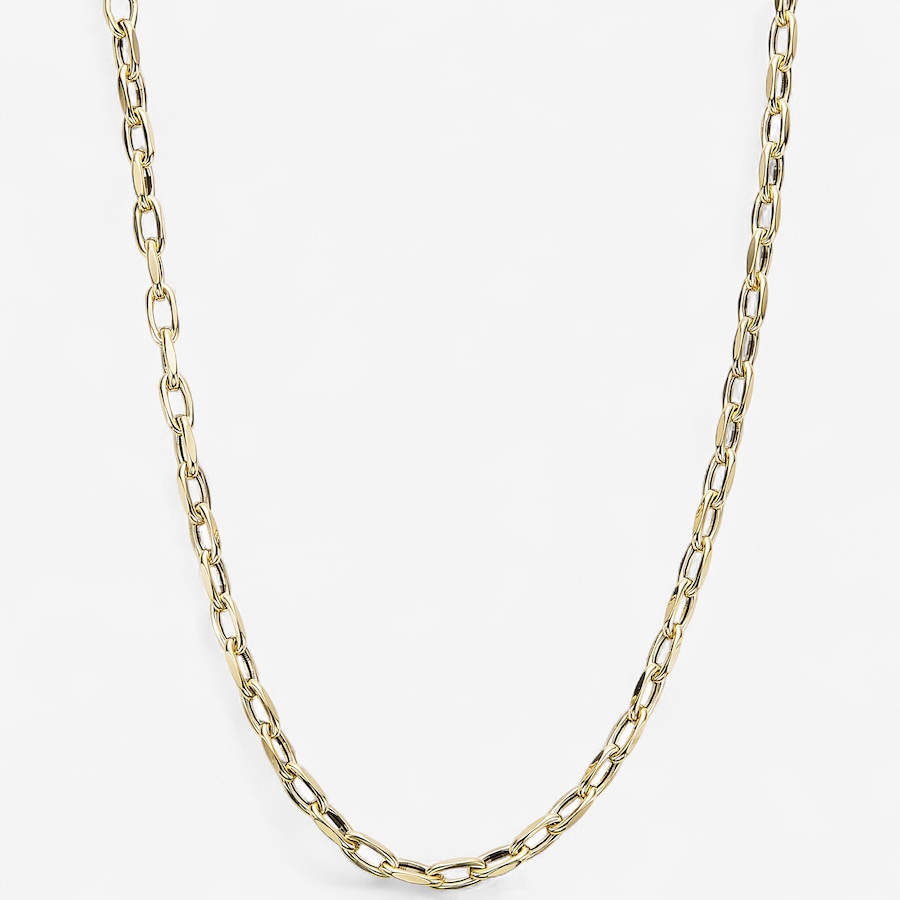 Image 115290.jpg, Product 115-290 / Price $1,599.99 - $1,899.99, UNOAERRE 10K Yellow Gold Semi-Solid Diamond Cut Elongated Link Necklace from UnoAErre Jewellery on TSC.ca's Jewellery department