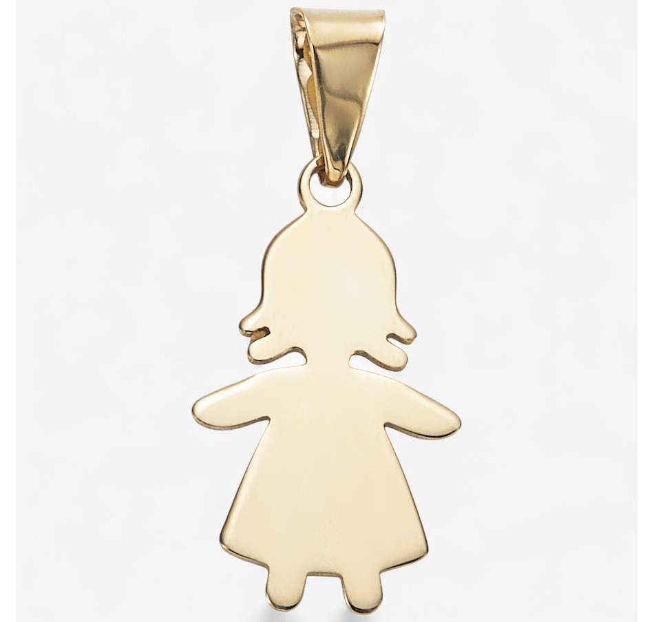 Image 115297.jpg, Product 115-297 / Price $399.99, UNOAERRE 18K Yellow Gold Girl Pendant from UnoAErre Jewellery on TSC.ca's Jewellery department