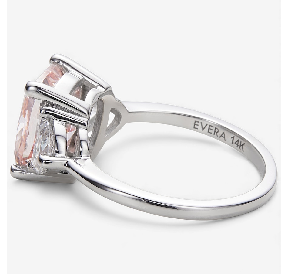 Image 115311_ALTMORE1.jpg, Product 115-311 / Price $5,499.99, EVERA Diamonds 14K White Gold 3.60 ctw Cushion-Shaped Pink and White Diamond Ring from Evera Diamonds on TSC.ca's Jewellery department