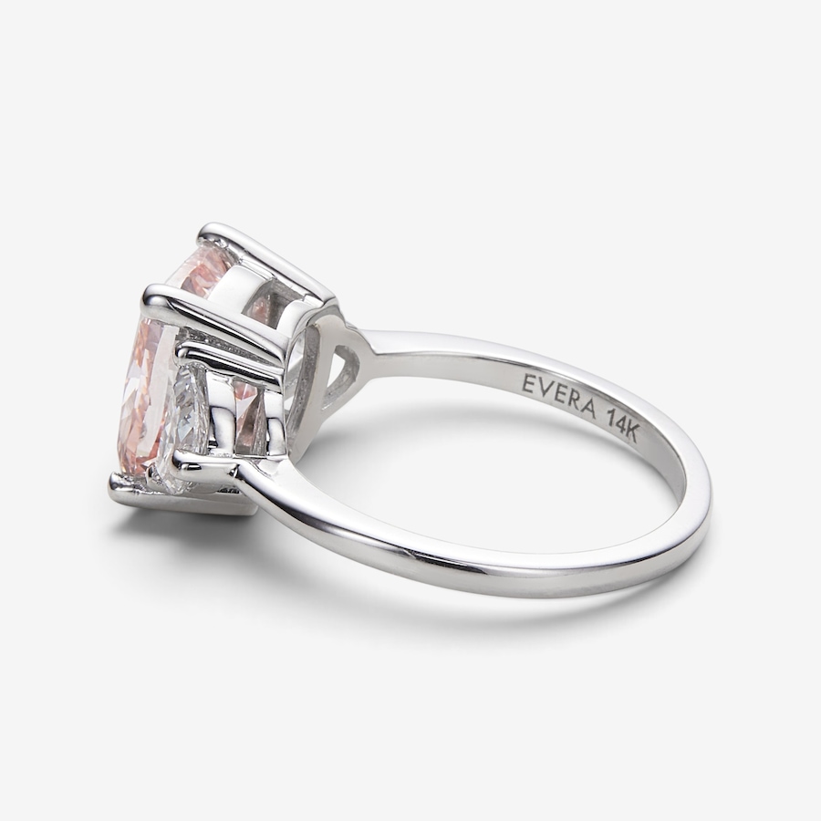 Image 115311_ALTMORE1.jpg, Product 115-311 / Price $5,499.99, EVERA Diamonds Couture Collection 14K White Gold 3.60 ctw Cushion-Shaped Pink and White Diamond Ring from Evera Diamonds on TSC.ca's Jewellery department