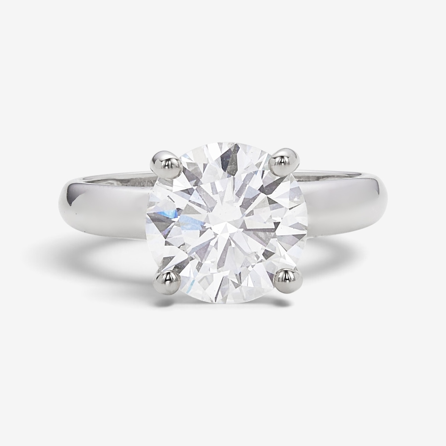 Image 115317_WGL.jpg, Product 115-317 / Price $6,499.99, EVERA Diamonds 14K Gold 4.00ctw Round Shape Diamond Solitaire Ring from Evera Diamonds on TSC.ca's Jewellery department