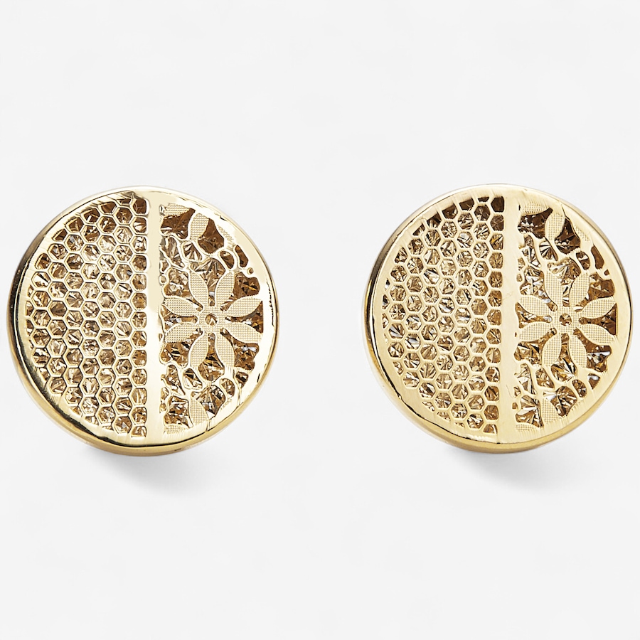 Image 115319.jpg, Product 115-319 / Price $699.99, Stefano Oro 14K Yellow Gold Duo Ricami Earrings from Stefano Oro on TSC.ca's Jewellery department