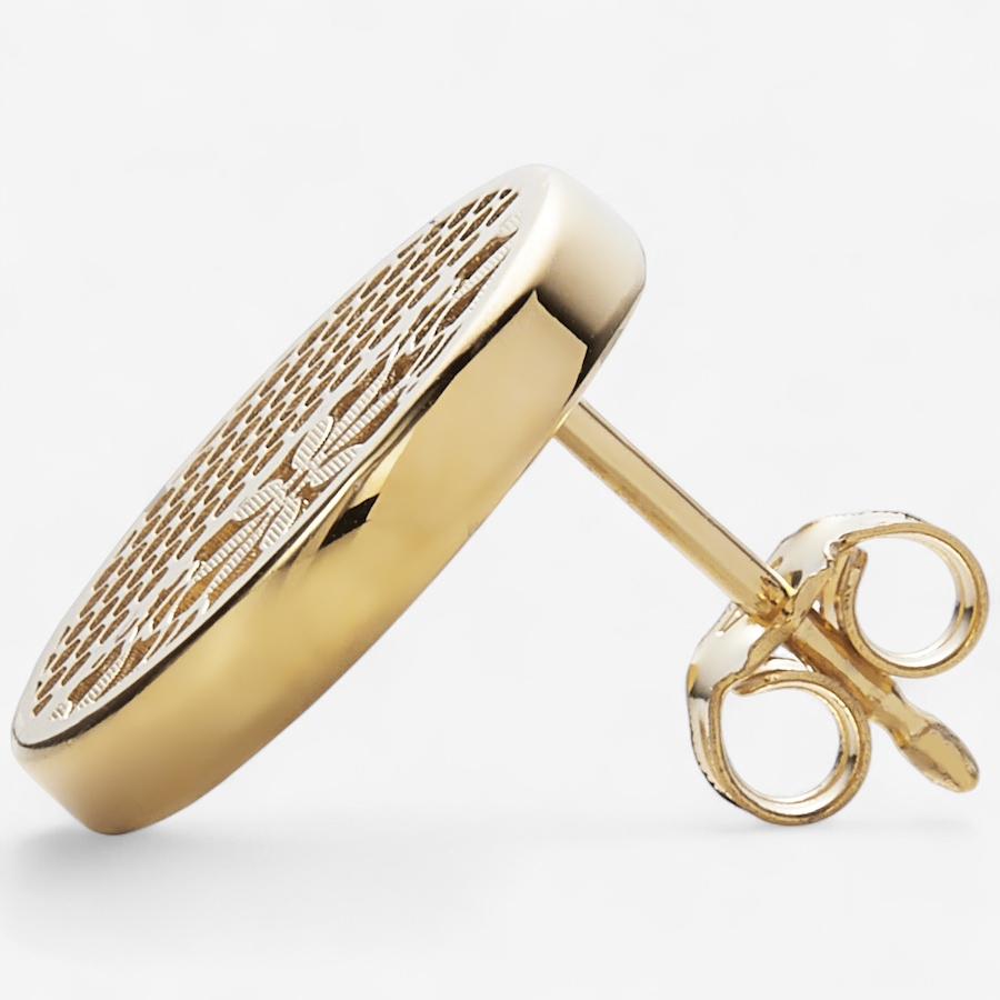 Image 115319_ALTMORE1.jpg, Product 115-319 / Price $699.99, Stefano Oro 14K Yellow Gold Duo Ricami Earrings from Stefano Oro on TSC.ca's Jewellery department