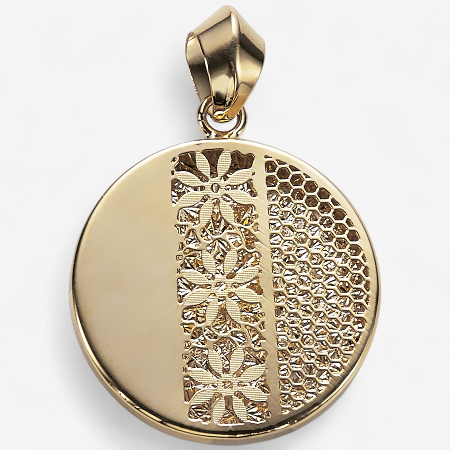Image 115320.jpg, Product 115-320 / Price $679.99, Stefano Oro 14K Yellow Gold Multi Ricami Pendant from Stefano Oro on TSC.ca's Jewellery department