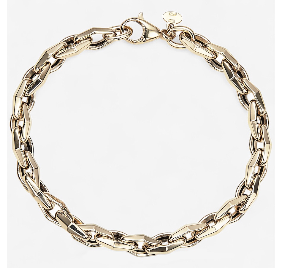 Image 115325.jpg, Product 115-325 / Price $1,499.99, Stefano Oro 14K Yellow Gold Rombo Rolo Bracelet from Stefano Oro on TSC.ca's Jewellery department