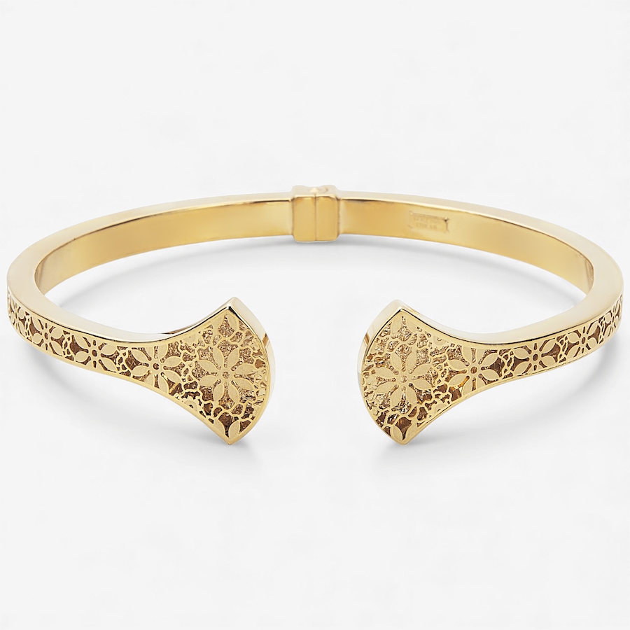 Image 115336.jpg, Product 115-336 / Price $2,399.99, Stefano Oro 14K Yellow Gold Flower Ricami Bangle from Stefano Oro on TSC.ca's Jewellery department