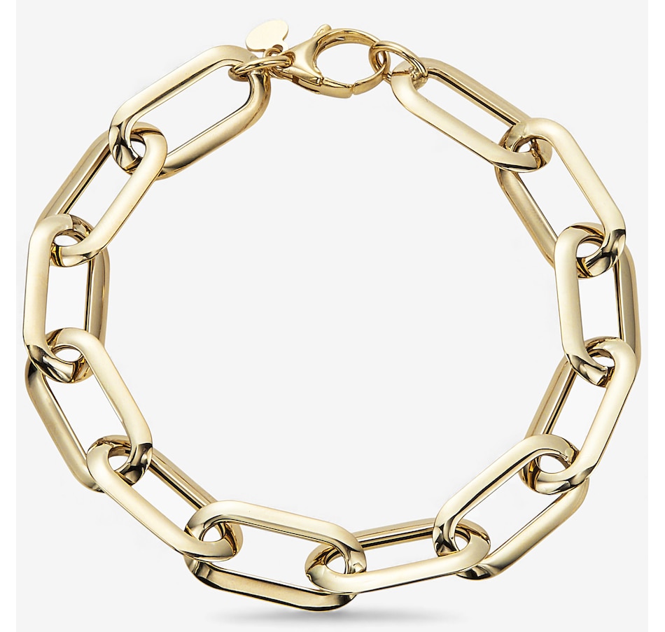 Image 115340.jpg, Product 115-340 / Price $1,129.99, Stefano Oro 14K Yellow Gold Lux Paperclip Bracelet from Stefano Oro on TSC.ca's Jewellery department