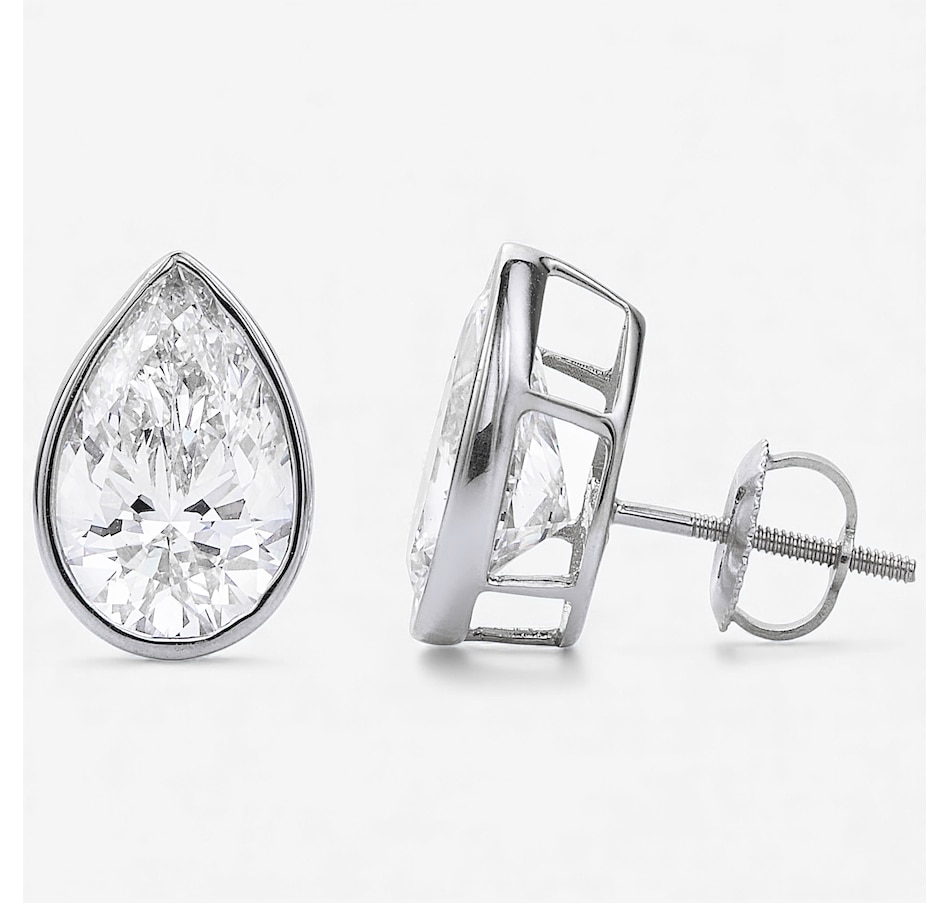 Image 115346_WGLPR.jpg, Product 115-346 / Price $499.99 - $2,999.99, EVERA Diamonds 14K Gold Bezel-Set Shaped Diamond Stud Earrings from Evera Diamonds on TSC.ca's Jewellery department