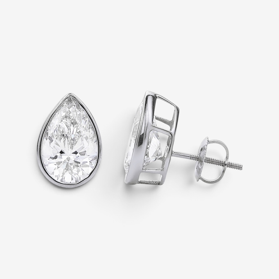Image 115346_WGLPR.jpg, Product 115-346 / Price $1,299.99 - $7,499.99, EVERA Diamonds 14K Gold Bezel-Set Shaped Diamond Stud Earrings from Evera Diamonds on TSC.ca's Jewellery department