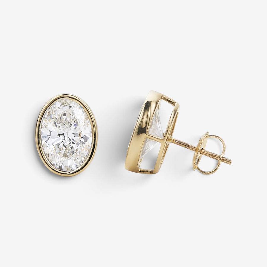 Image 115346_YGLOV.jpg, Product 115-346 / Price $1,299.99 - $7,499.99, EVERA Diamonds 14K Gold Bezel-Set Shaped Diamond Stud Earrings from Evera Diamonds on TSC.ca's Jewellery department