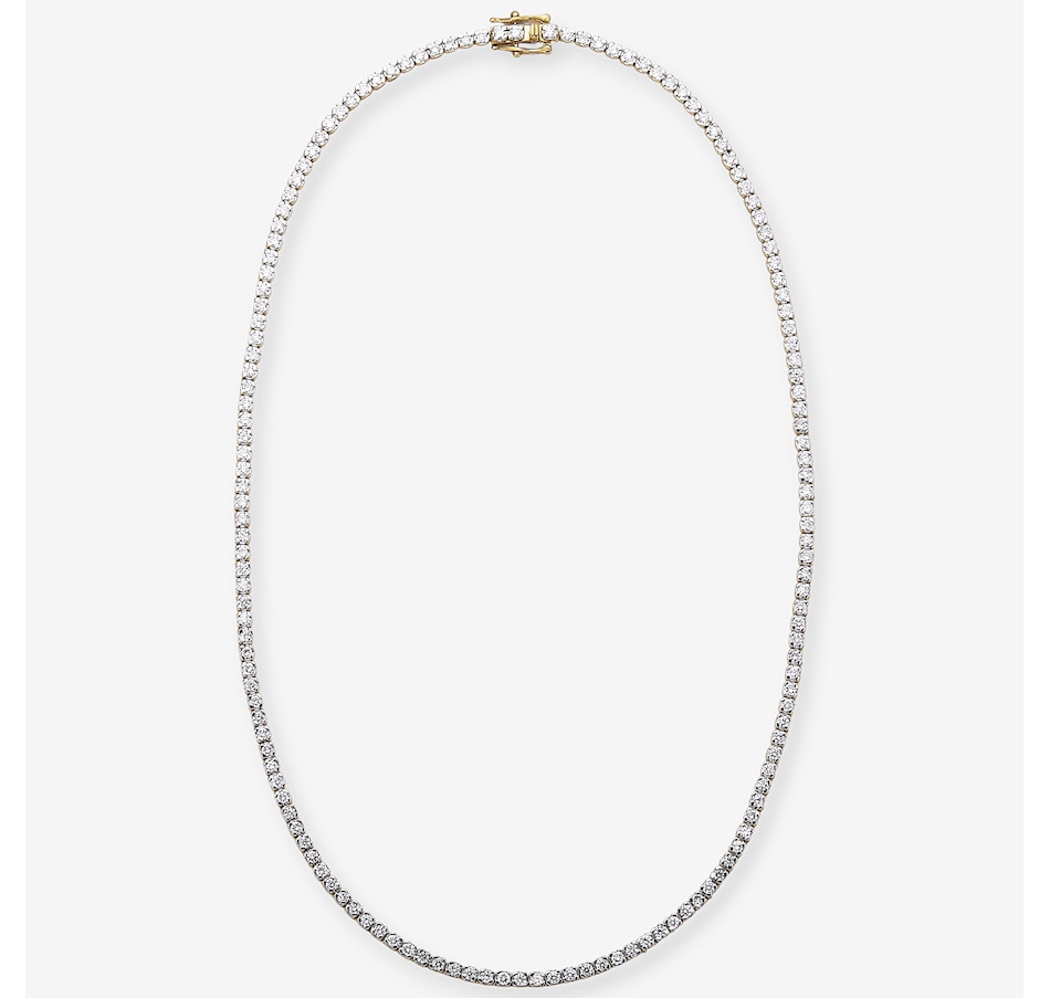 Image 115349_GP5CT.jpg, Product 115-349 / Price $1,299.99 - $1,399.99, EVERA Diamonds Sterling Silver Diamond Tennis Necklace from Evera Diamonds on TSC.ca's Jewellery department