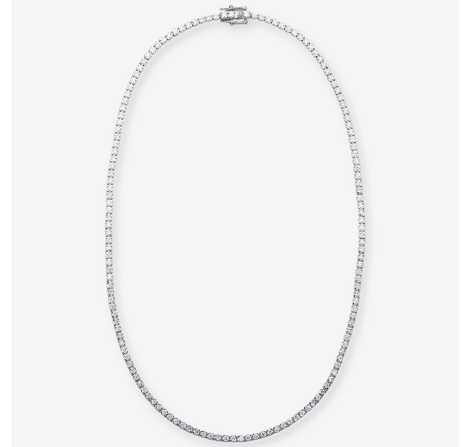 Image 115349_RH5CT.jpg, Product 115-349 / Price $1,299.99 - $1,399.99, EVERA Diamonds Sterling Silver Diamond Tennis Necklace from Evera Diamonds on TSC.ca's Jewellery department