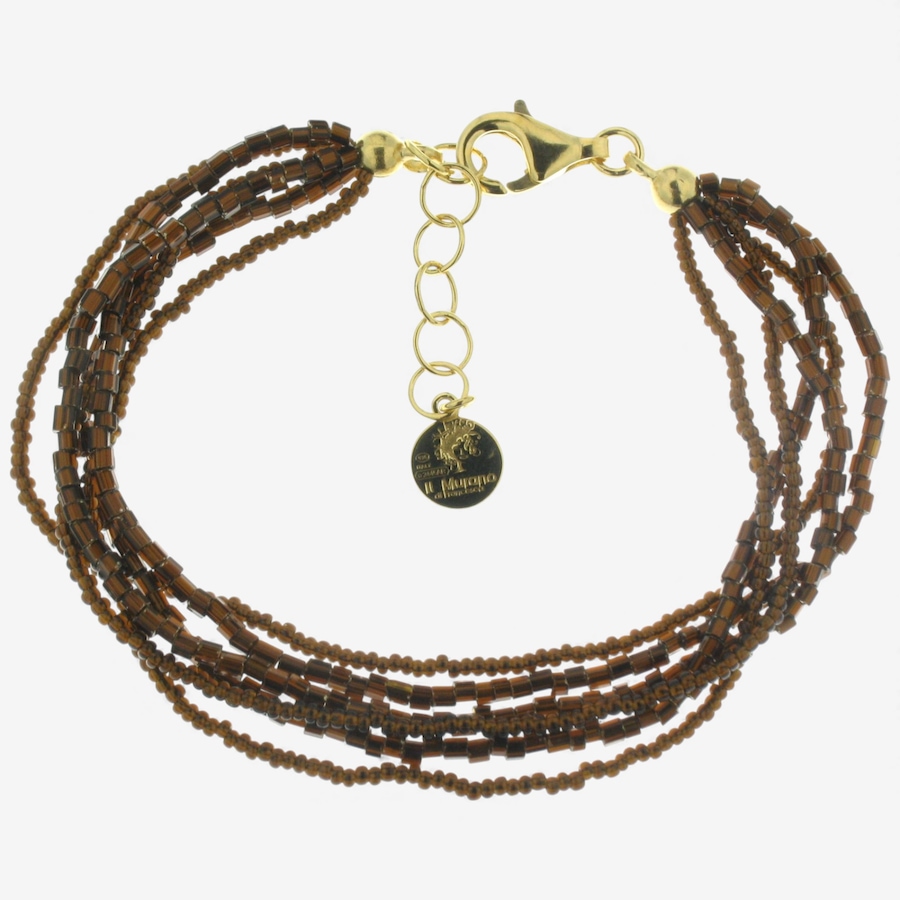 Image 115372_CHO.jpg, Product 115-372 / Price $49.99, Il Murano Di Francesca Sterling Silver/18K Yellow Gold Plate Microbead Bracelet from Il Murano Di Francesca on TSC.ca's Jewellery department