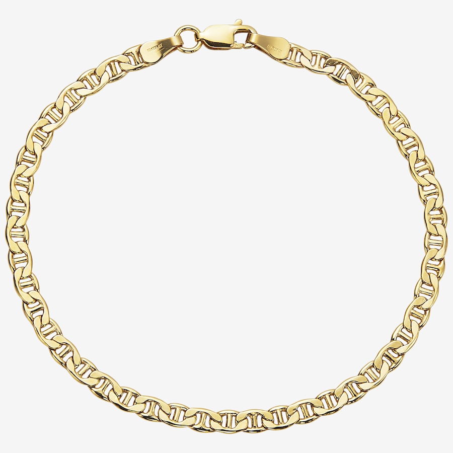 Image 115382.jpg, Product 115-382 / Price $799.99, TruGold 10K Yellow Gold 4.2mm Semi Solid Flat Anchor Chain from TruGold on TSC.ca's Jewellery department