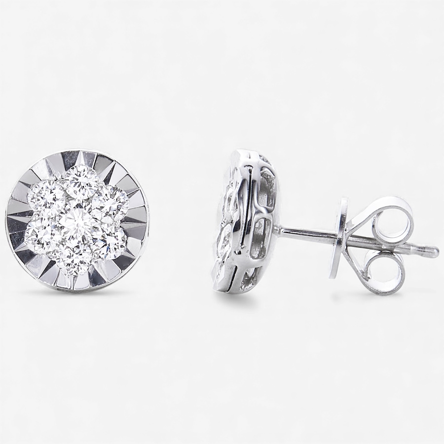Image 115386.jpg, Product 115-386 / Price $129.88, EVERA Diamonds Sterling Silver Rhodium Plate Diamond Stud Earrings from Evera Diamonds on TSC.ca's Jewellery department