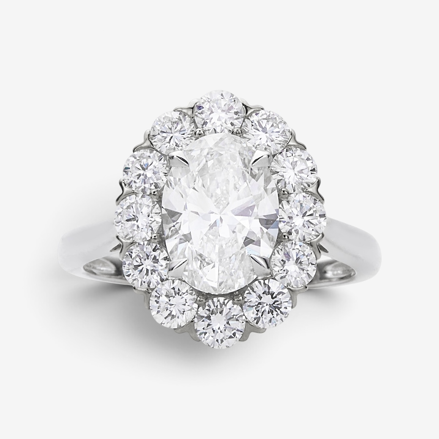 Image 115387_WGLOV.jpg, Product 115-387 / Price $3,299.99, EVERA Diamonds 14K Gold Princess Diana Diamond Ring from Evera Diamonds on TSC.ca's Jewellery department