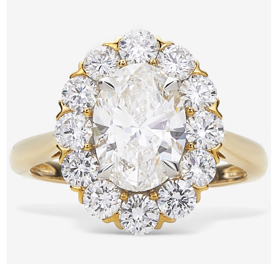 Image 115387_YGLOV.jpg, Product 115-387 / Price $1,899.99, EVERA Diamonds 14K Gold Princess Diana Diamond Ring from Evera Diamonds on TSC.ca's Jewellery department