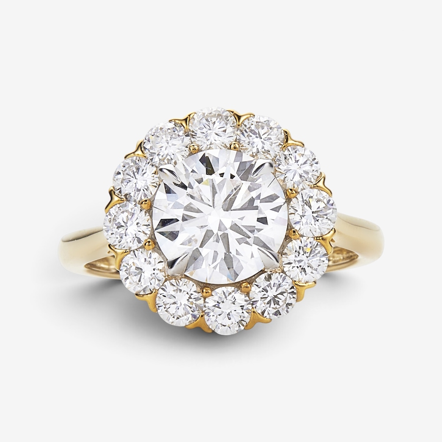 Image 115387_YGRND.jpg, Product 115-387 / Price $3,299.99, EVERA Diamonds 14K Gold Princess Diana Diamond Ring from Evera Diamonds on TSC.ca's Jewellery department
