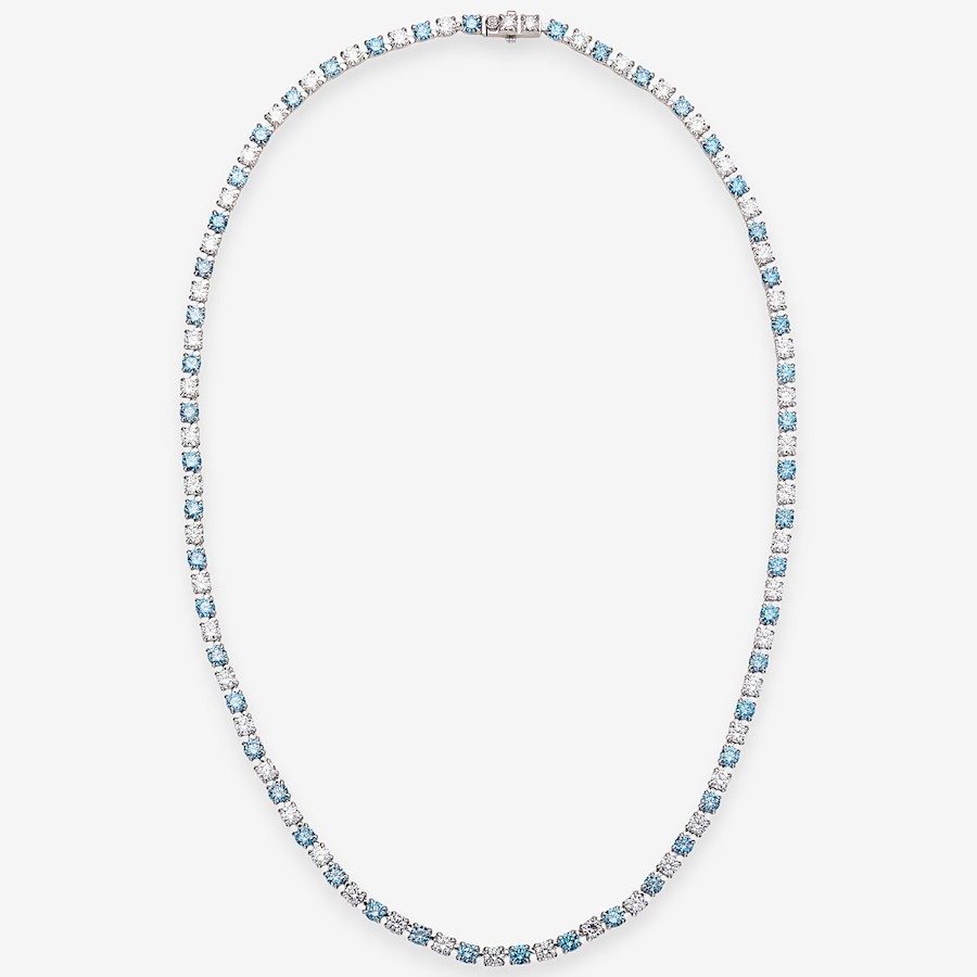 Image 115395.jpg, Product 115-395 / Price $9,999.88, EVERA Diamonds Couture Collection 14K White Gold 13.94ctw Blue & White Diamond Necklace from Evera Diamonds on TSC.ca's Jewellery department