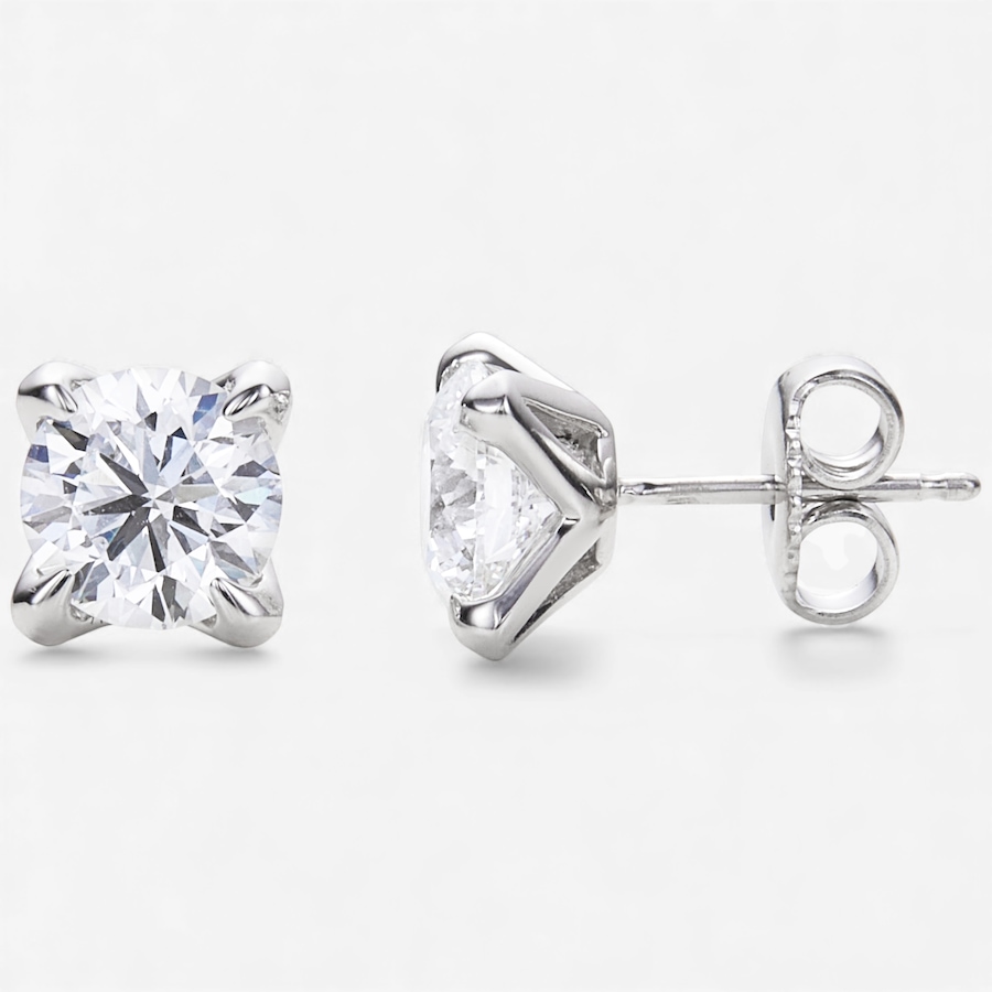 Image 115397.jpg, Product 115-397 / Price $1,399.99, EVERA Diamonds 14K White Gold 2.40ctw Diamond Stud Earrings from Evera Diamonds on TSC.ca's Jewellery department
