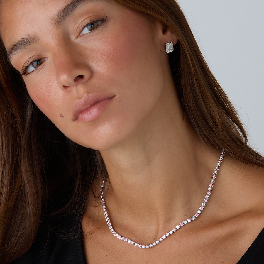 Image 115400_ALTMORE203.jpg, Product 115-400 / Price $16,399.99, EVERA Diamonds Couture Collection 14K White Gold 13.94 ctw Pink and White Diamond Necklace from Evera Diamonds on TSC.ca's Jewellery department