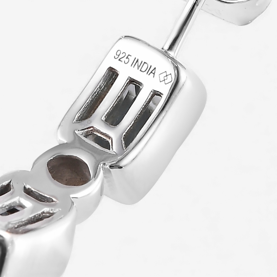 Image 115412_ALTMORE6.jpg, Product 115-412 / Price $179.99, Gem Reflections Sterling Silver Gemstone J Hoop Earrings from Gem Reflections on TSC.ca's Jewellery department