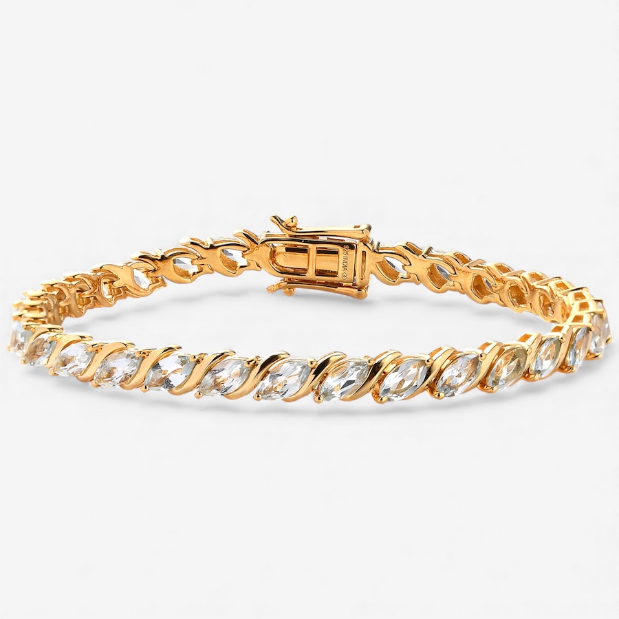 Image 115415_YGPBT.jpg, Product 115-415 / Price $229.99, Gem Reflections Sterling Silver Marquise Gems Bracelet from Gem Reflections on TSC.ca's Jewellery department