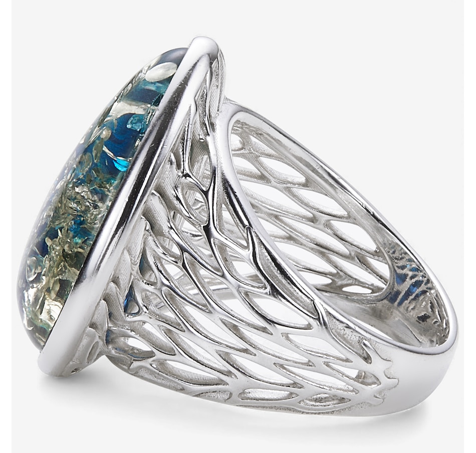 Image 115417_ALTMORE1.jpg, Product 115-417 / Price $99.99, Amber Extraordinaire Sterling Silver Pear Cut Ring from Amber Extraordinaire on TSC.ca's Jewellery department