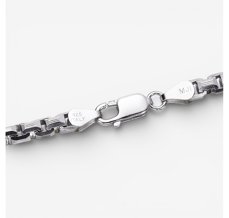 Image 115520_ALTMORE1.jpg, Product 115-520 / Price $969.99, Silver Gallery Sterling Silver Rhodium Plate Diamond Cut Box Chain from Silver Gallery on TSC.ca's Jewellery department