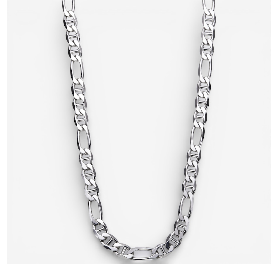 Image 115537.jpg, Product 115-537 / Price $1,199.99 - $1,399.99, Silver Gallery Sterling Silver Rhodium Plated Figarucci Chain from Silver Gallery on TSC.ca's Jewellery department