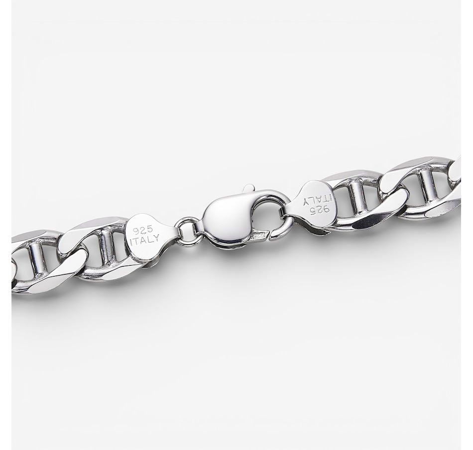 Image 115537_ALTMORE1.jpg, Product 115-537 / Price $1,199.99 - $1,399.99, Silver Gallery Sterling Silver Rhodium Plated Figarucci Chain from Silver Gallery on TSC.ca's Jewellery department