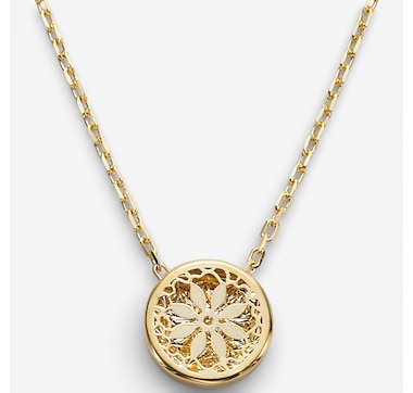 Stefano Oro 14K Yellow Gold Segreto Ricami Necklace