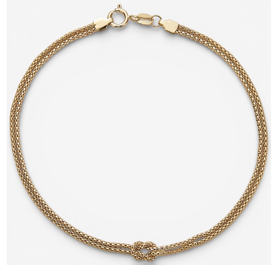 Image 115546.jpg, Product 115-546 / Price $499.99, Stefano Oro 14K Yellow Gold Fiocco Margherita Bracelet from Stefano Oro on TSC.ca's Jewellery department