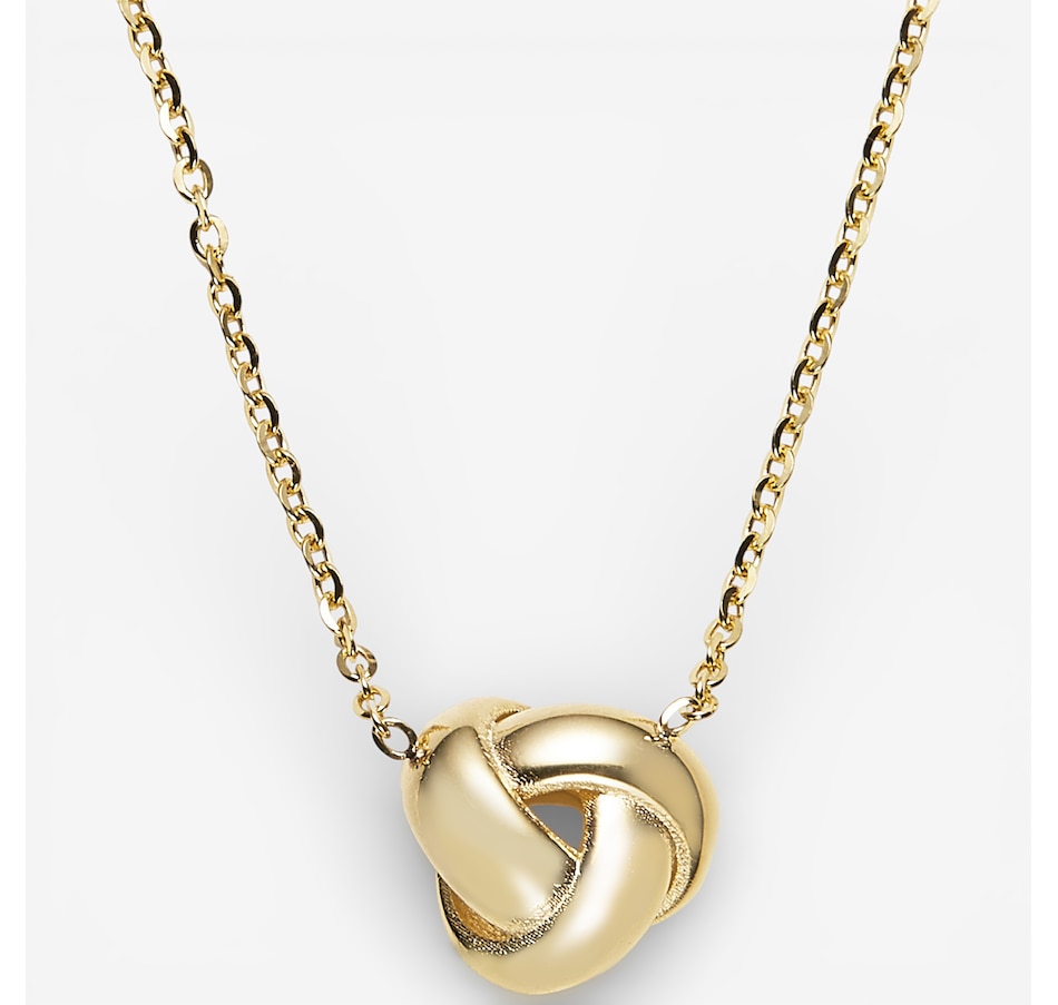 Image 115547.jpg, Product 115-547 / Price $599.99, Stefano Oro 14K Yellow Gold Love Knot Necklace from Stefano Oro on TSC.ca's Jewellery department