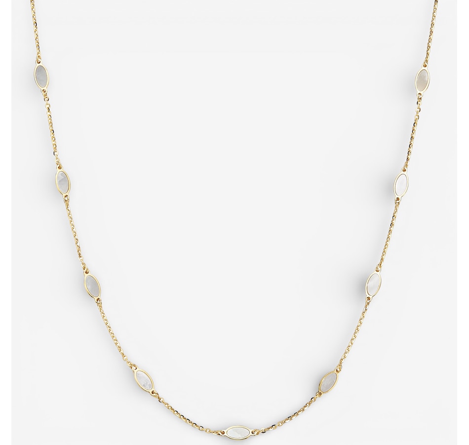 Image 115549_MOP.jpg, Product 115-549 / Price $639.99, Stefano Oro 14K Yellow Linea Necklace from Stefano Oro on TSC.ca's Jewellery department