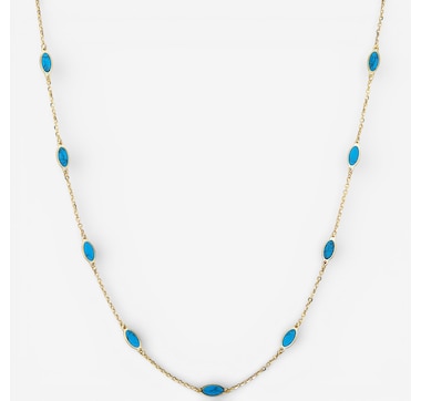 Stefano Oro 14K Yellow Linea Necklace