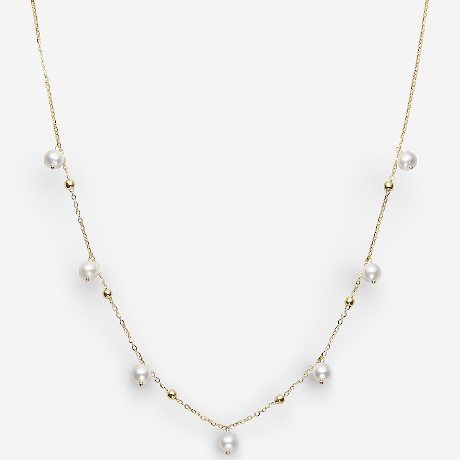 Image 115550.jpg, Product 115-550 / Price $649.99, Stefano Oro 14K Yellow Gold Pearl Tiara Collection Necklace from Stefano Oro on TSC.ca's Jewellery department