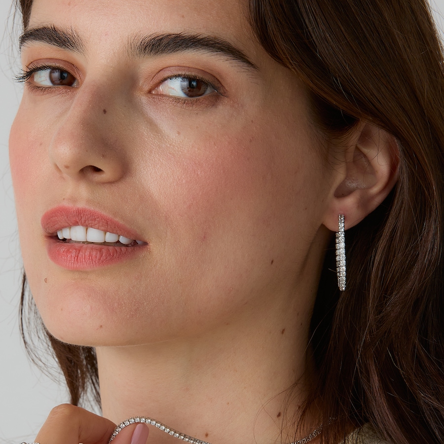 Image 115559_ALTMORE201.jpg, Product 115-559 / Price $2,199.99 - $5,699.99, EVERA Diamonds 14K Gold Diamond Hoop Earrings from Evera Diamonds on TSC.ca's Jewellery department