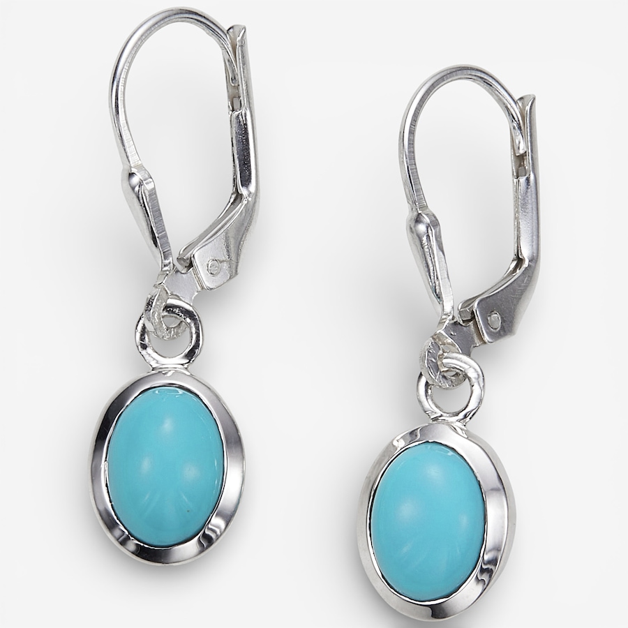 Image 115596_AZTRQ.jpg, Product 115-596 / Price $89.88, Himalayan Gems Sterling Silver Gemstone Leverback Earrings from Himalayan Gems on TSC.ca's Jewellery department