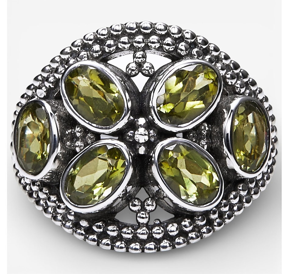 Image 115598.jpg, Product 115-598 / Price $109.99, Himalayan Gems Sterling Silver Peridot Dome Ring from Himalayan Gems on TSC.ca's Jewellery department